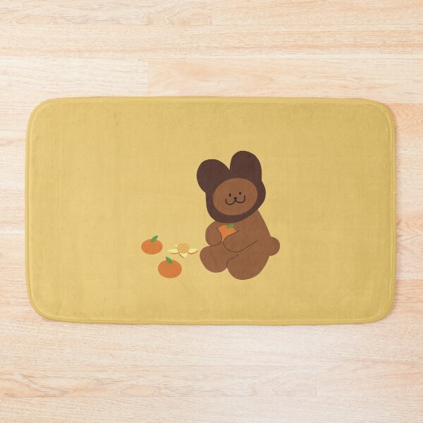 Item preview, Brown Bear Peeling Orange designed and sold by sleepycharis.