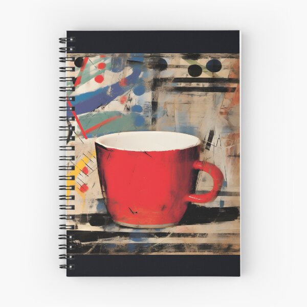 Item preview, Cubist Java Fusion: Abstract Graffiti on Coffee Cup in Bold Strokes designed and sold by OlfactoART Studio.