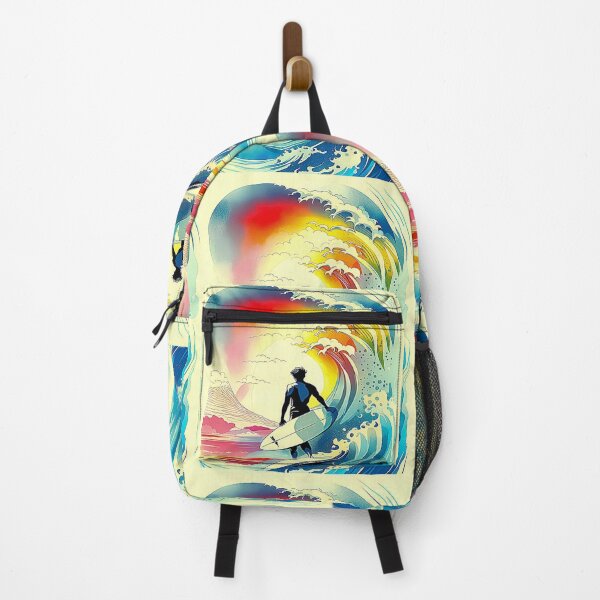 Item preview, Ocean waves surfing lover style. designed and sold by Giulivo Store Graphic.