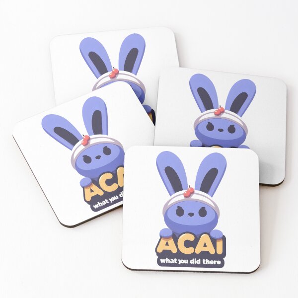 Item preview, Acai Bunny Pun Sticker designed and sold by alaa-mously.