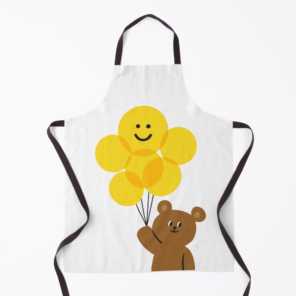Item preview, Brown Bear with Yellow Balloon designed and sold by sleepycharis.