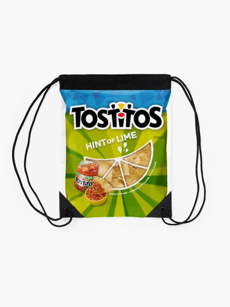 Alternate view of Hint of Lime Drawstring Bag