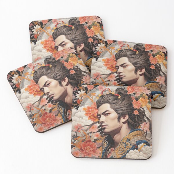 Item preview, Night of Blossoms Japanese Vintage Kabuki-style Art designed and sold by kansaikate.