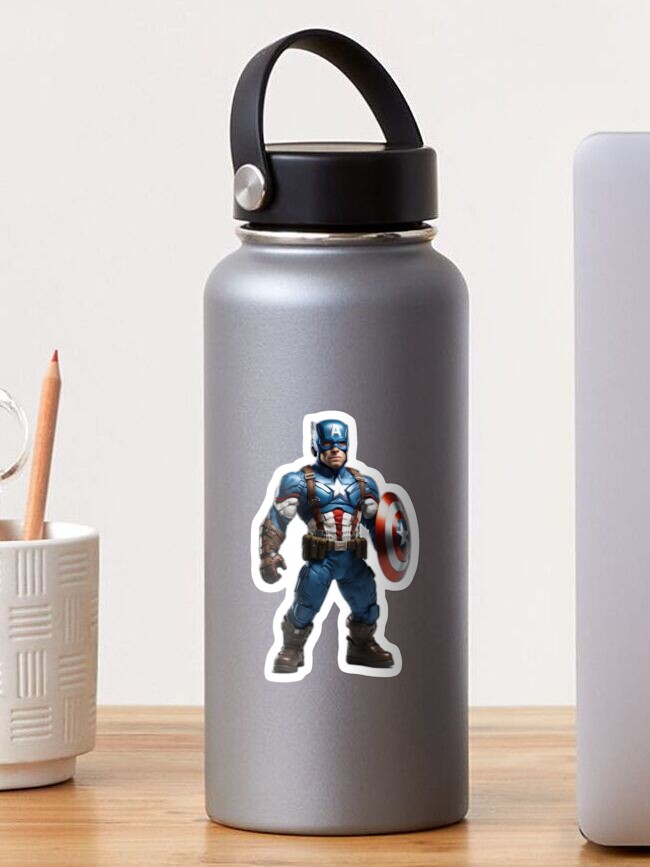 Captain America Water Bottle Labels, Captain America Bottle Labels