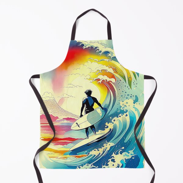 Item preview, Ocean waves surfing lover style. designed and sold by Giulivo Store Graphic.