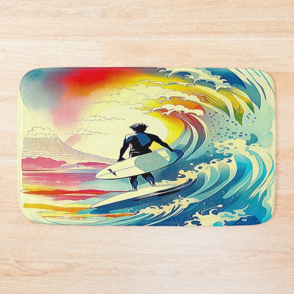 Item preview, Ocean waves surfing lover style. designed and sold by Giulivo Store Graphic.