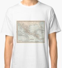 Vintage Map of Mexico (1893) Classic T-Shirt