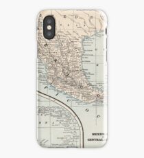 Vintage Map of Mexico (1893) iPhone Case