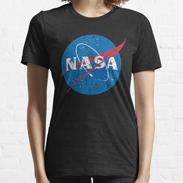 Logotipo de la NASA angustiado vintage Camiseta esencial
