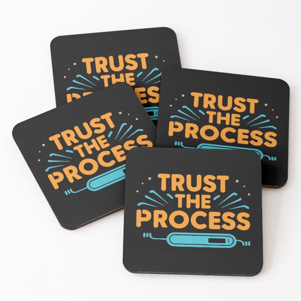 Item preview, Orange and Blue, "Trust the Process" designed and sold by nicestr.