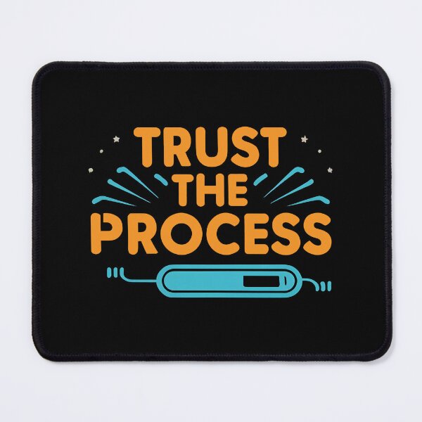 Item preview, Orange and Blue, "Trust the Process" designed and sold by nicestr.