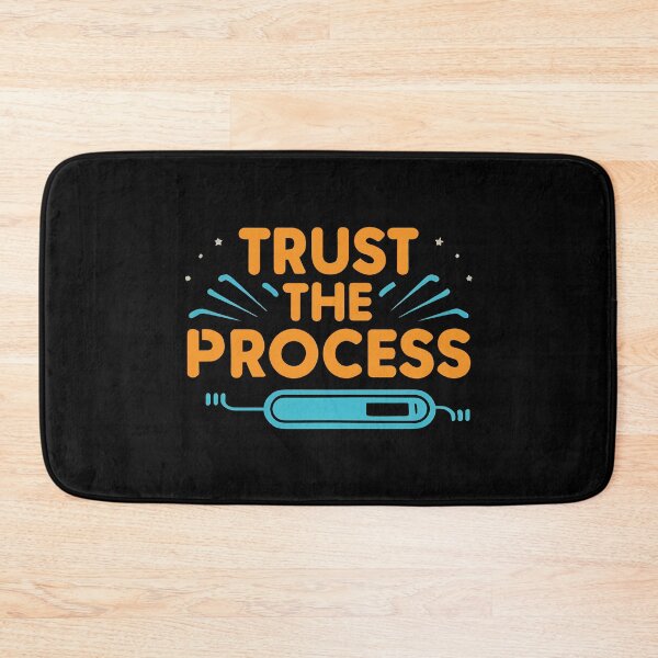 Item preview, Orange and Blue, "Trust the Process" designed and sold by nicestr.