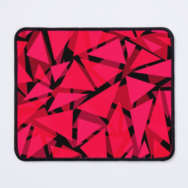 Item preview, pattern scarlet bright red geometri abstract designed and sold by fuzzyfox.