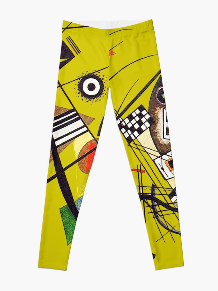 Alternate view of HD “Transverse Line” (1923) by Wassily Kandinsky Leggings