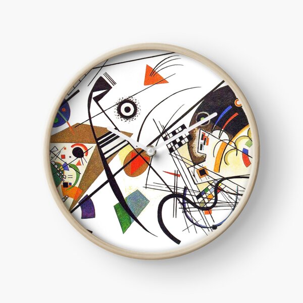 HD “Transverse Line” (1923) by Wassily Kandinsky Clock