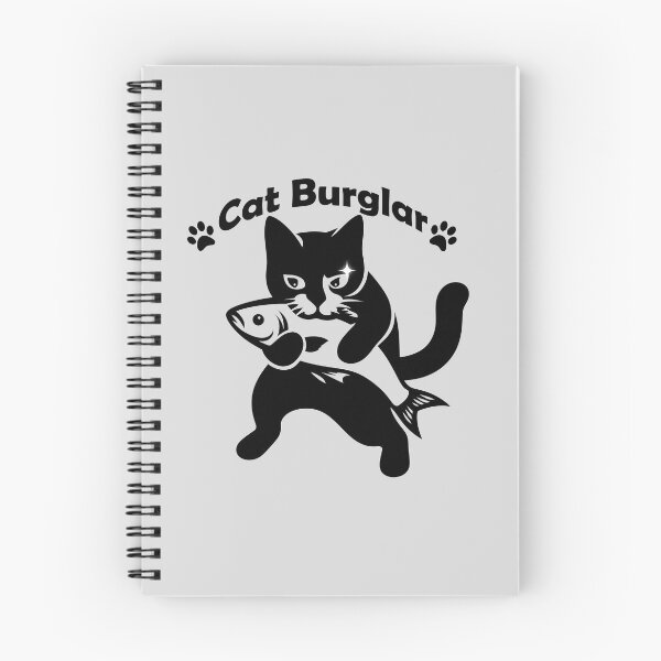 Item preview, Cat meme - Cat Burglar -  Don't leave your fish with a cat. designed and sold by mamacub.