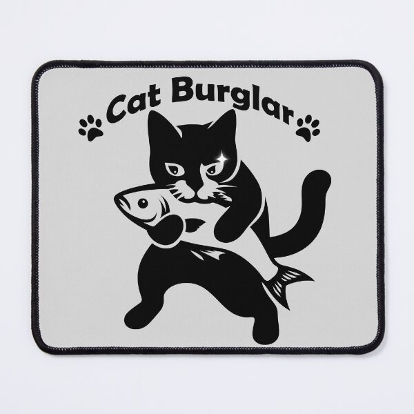 Item preview, Cat meme - Cat Burglar - Don't leave your fish with a cat. designed and sold by mamacub.