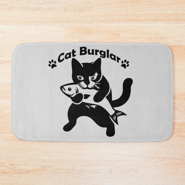 Item preview, Cat meme - Cat Burglar -  Don't leave your fish with a cat. designed and sold by mamacub.