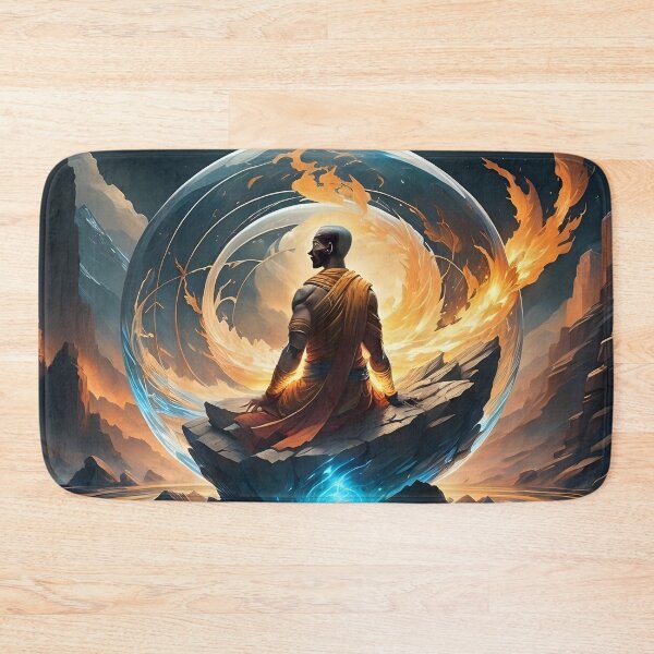 Item preview, Last Airbender Inspired AI Art designed and sold by LatinoGeekShop.