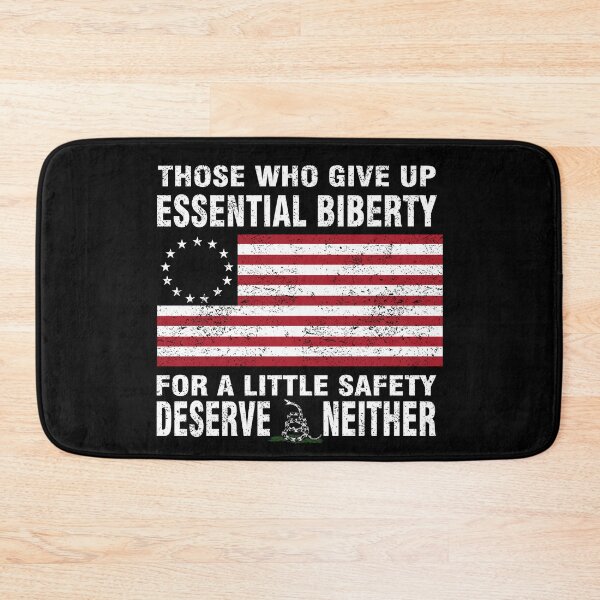 Item preview, Those who give up essential biberty for a little safety deserve neither designed and sold by smallcatvn.
