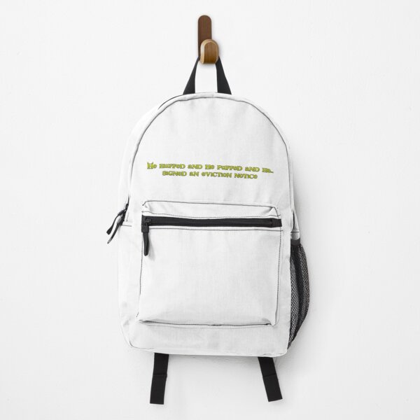 Item preview, He huffed and he puffed and he signed an eviction notice designed and sold by Dlash.