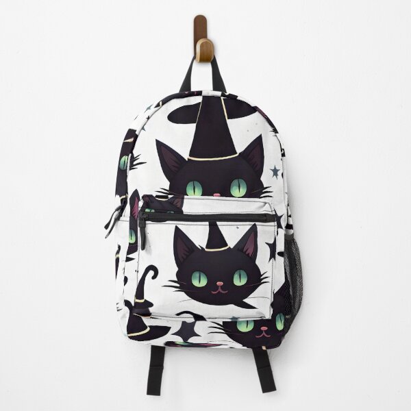 Item preview, Witch Cat Wallpaper designed and sold by MoonsideGallery.