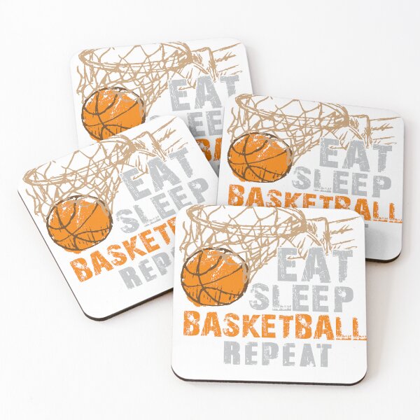 Item preview, EAT SLEEP BASKETBALL REPEAT VINTAGE designed and sold by miaoxiang9.