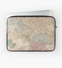 Vintage Map of Cambridge Massachusetts (1891) Laptop Sleeve