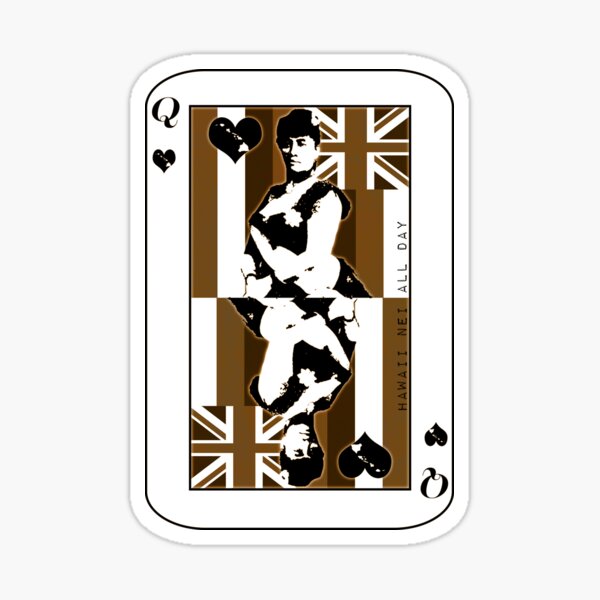 Queen of Hawai'i Liliuokalani by Hawaii Nei All Day Sticker