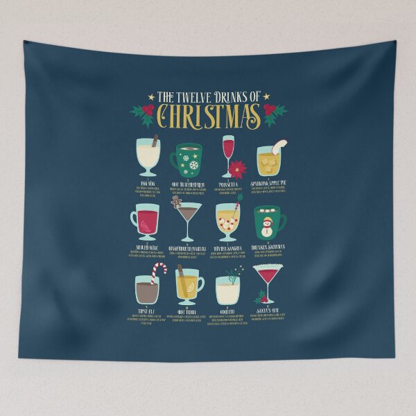 Item preview, The Twelve Drinks of Christmas designed and sold by robyriker.