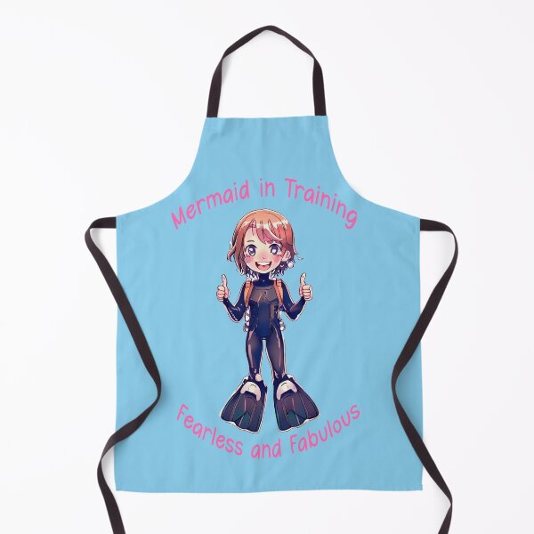 Item preview, Girl Diver - Mermaid in Training 'Fearless and Fabulous' designed and sold by andydavistech.