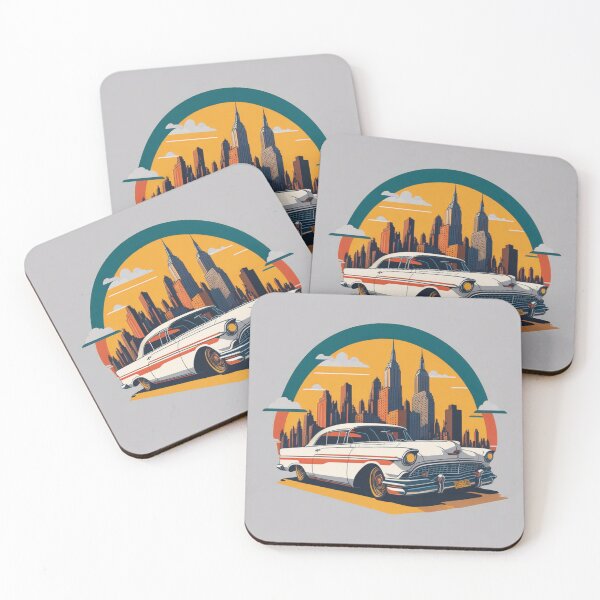 Item preview, 003 Classic Car in New York Street designed and sold by Alexis Art Collection.