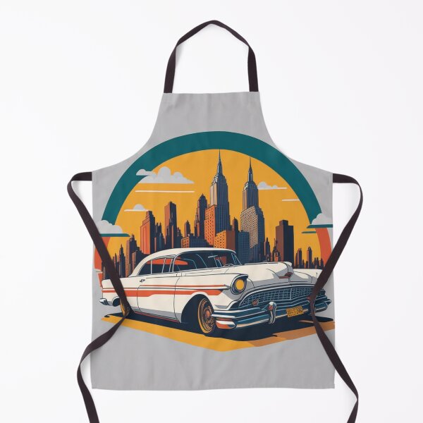 Item preview, 003 Classic Car in New York Street designed and sold by Alexis Art Collection.