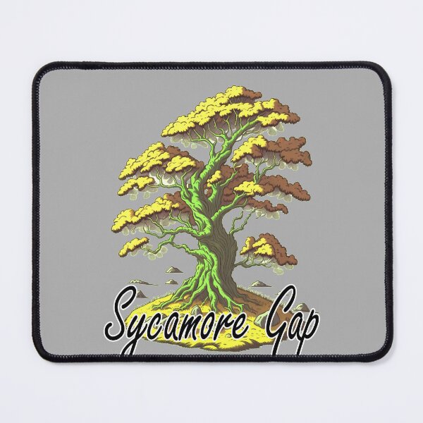 Item preview, SycSycamore Gap, famous sycamore, tree, Hadrian's Wall, UNESCO, World Heritage, felled, photograph, popular, Robin Hood, 300 years old, world,nature, Englandamore Gap designed and sold by PornDesigns.