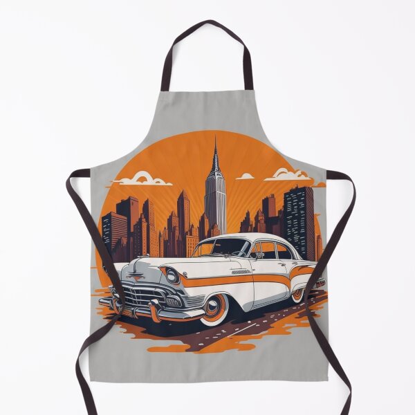 Item preview, 004 Classic Car in New York Street designed and sold by Alexis Art Collection.