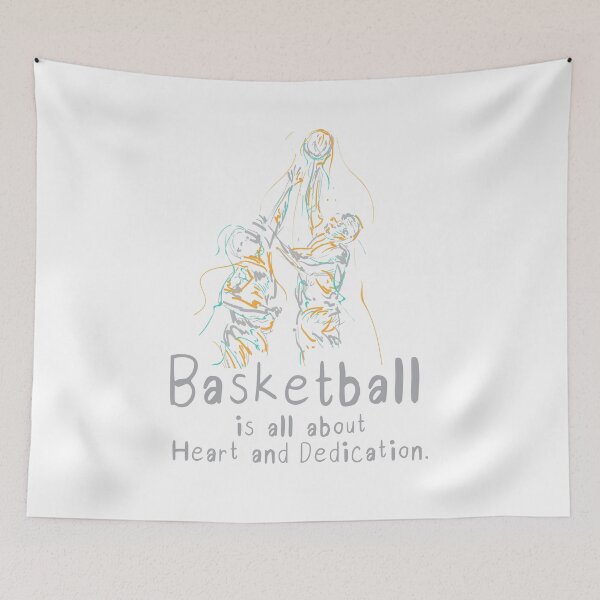 Item preview, Basketball is all about heart and dedication designed and sold by miaoxiang9.