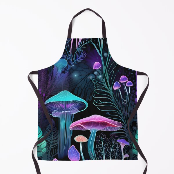 Item preview, Iridescent, mushroom forest pattern designed and sold by Awesome Things.