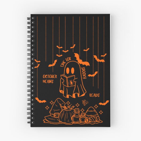 Aperçu de l'œuvre L’heure des lectures effrayantes (orange) créée et vendue par ProsetoPrint.