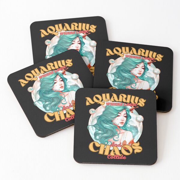 Item preview, Aquarius: Where Logic And Chaos Collide. aquarius sign designed and sold by ZodiacWonders.