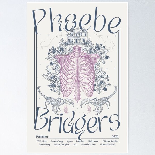 Artikel-Vorschau von Phoebe Bridgers Purple Punisher-Album, designt und verkauft von beautyatwork.