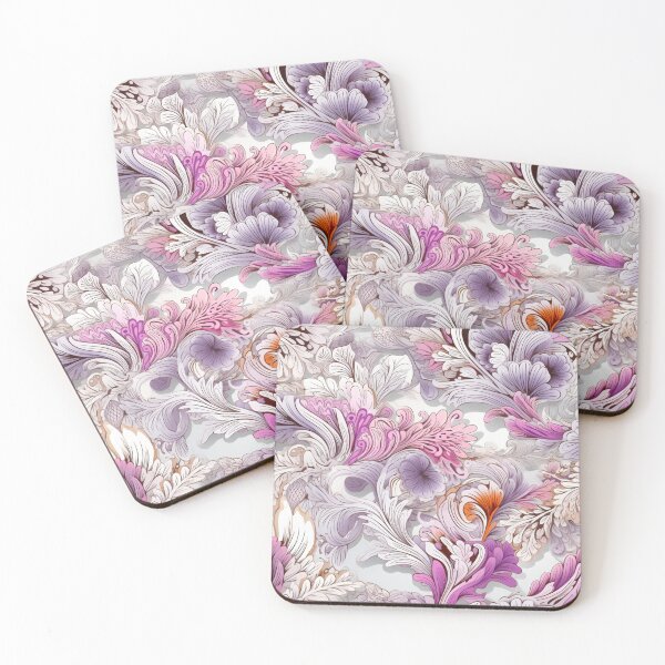 Item preview, Colorful silver sage flower pattern Purple designed and sold by Vindbult.