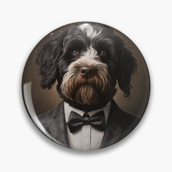 Item preview, Portuguese Water Dog in Suit designed and sold by Merchgard.