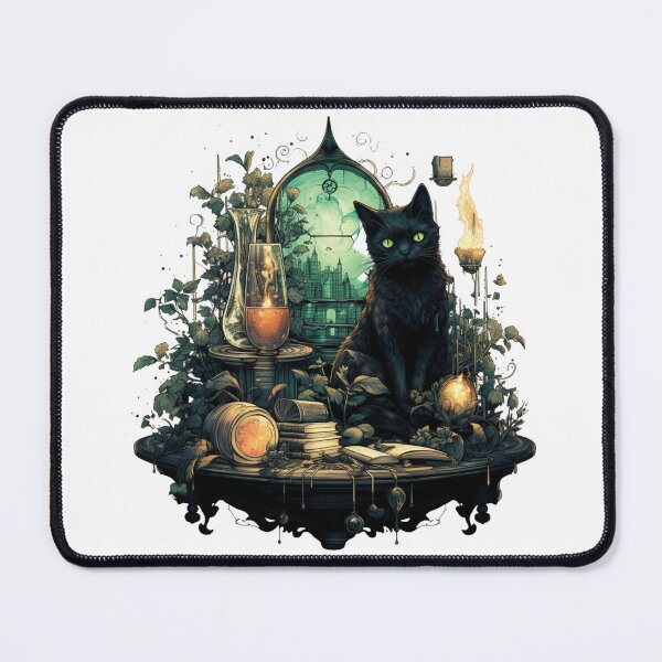 Item preview, Witchy Ways - My Black Cat designed and sold by Hecate-Emporium.