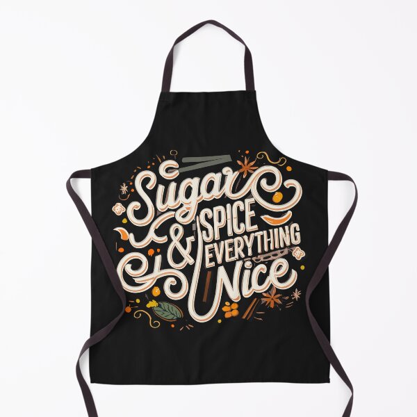 Item preview, Sugar spice everything nice cooking ingredients  designed and sold by TeeTokDesign.