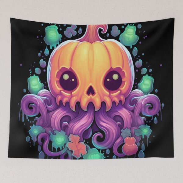 Item preview, Mind Flayer Jack-O-Lantern designed and sold by AnalyticalDream.