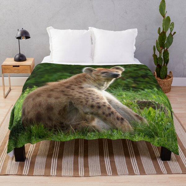 Item preview, Joyful Hyena Amidst Greenery designed and sold by rawshutterbug.