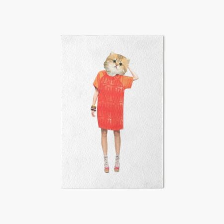FashCat Tess Art Board Print