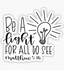 Matthew 5:16 Sticker