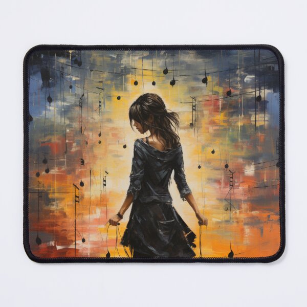 Item preview, A girl composing music. designed and sold by UILOVE.
