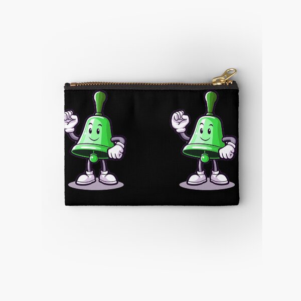 Item preview, handbell character, green mascot designed and sold by AxelBrook.